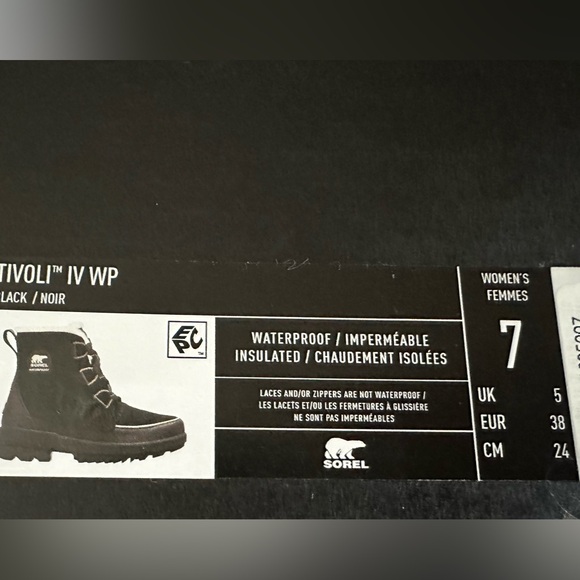 Sorel Tivoli IV boot-black-Women’s size 7 - Picture 8 of 10
